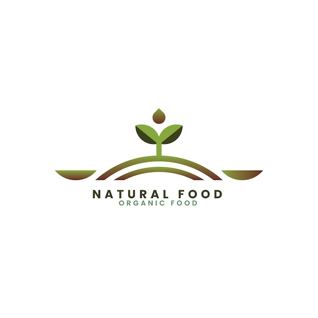 Agro Farm Concept Natural Food Organic Tree Leaf Vector Logo Design