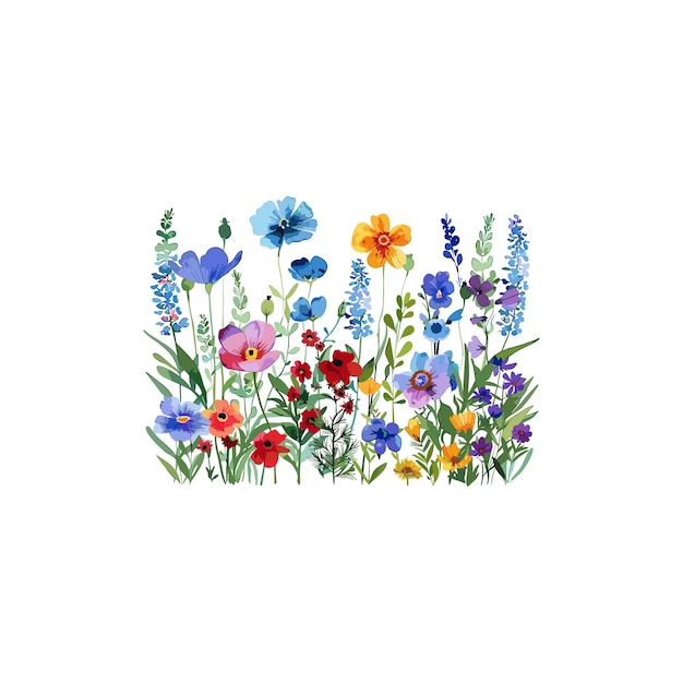 Vector ai generative flower arrangement collection