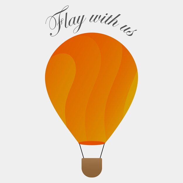 Air balloon t-shirt design