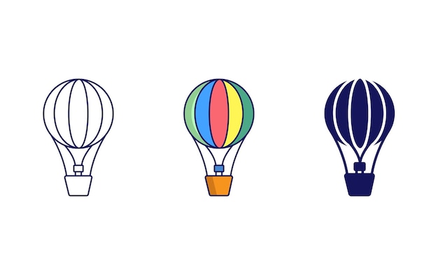 Air Balloon vector icon