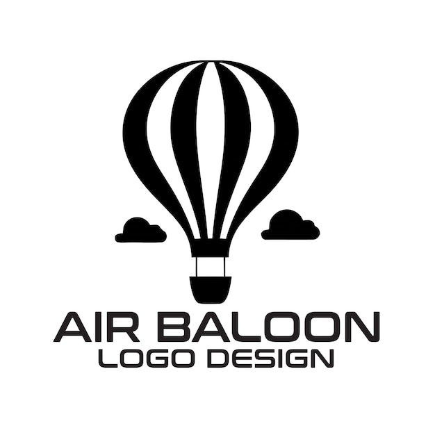 Air Balloon Vector Logo Design