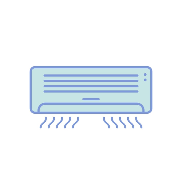 Air Conditioner Icon Vector Template Illustration Design