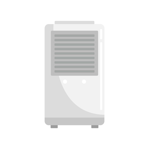 Air conditioner stand icon Flat illustration of air conditioner stand vector icon isolated on white background