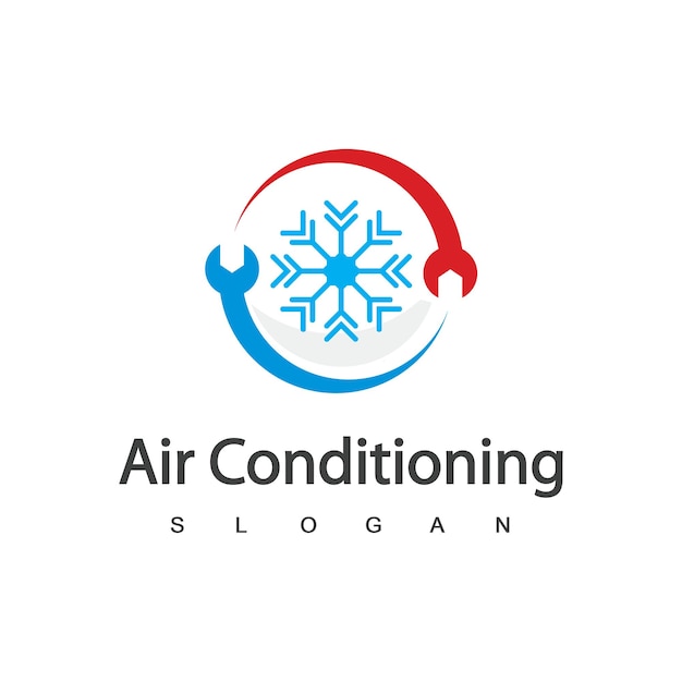 Air Conditioning Logo HVAC Logo Concept