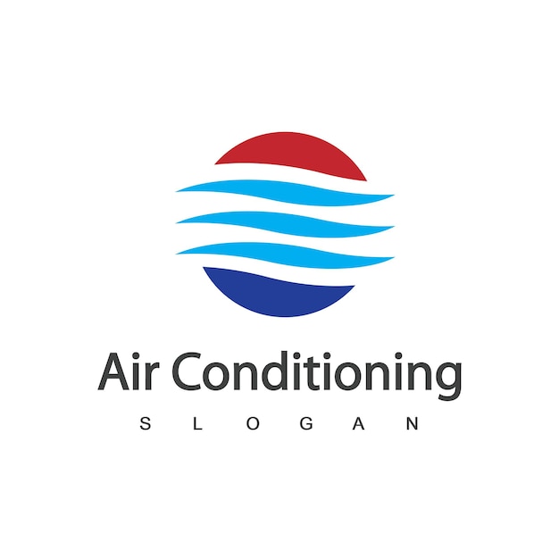 Air Conditioning Logo HVAC Logo Concept