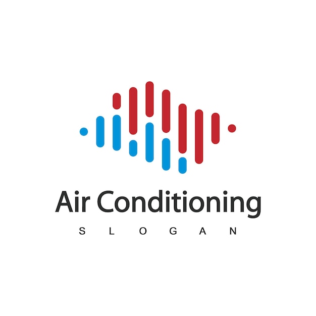 Air Conditioning Logo HVAC Logo Concept