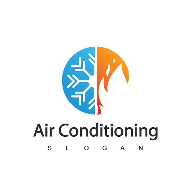 Air Conditioning Logo HVAC Logo Concept