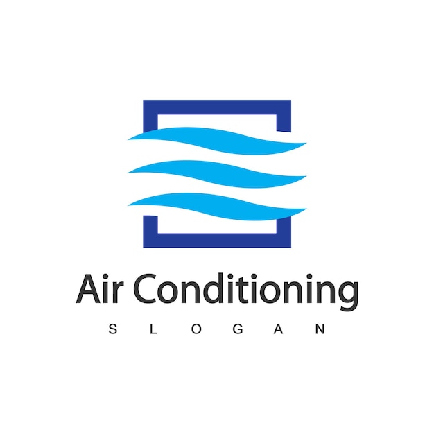 Air Conditioning Logo HVAC Logo Concept