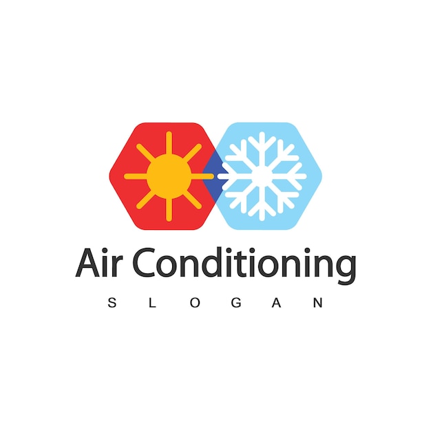 Air Conditioning Logo HVAC Logo Concept