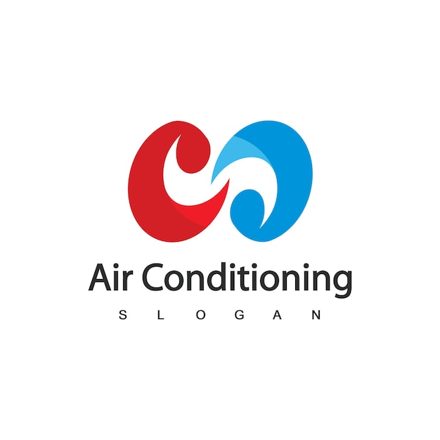 Air Conditioning Logo HVAC Logo Concept