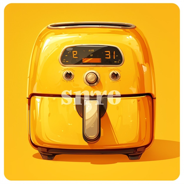 Air fryer with digital timer and multiple cooking modes