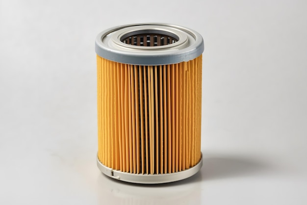 Air fuel or oil filters isolated on a white background