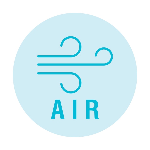 Air icon vector