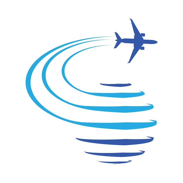 Air Travel logo vector icon design templatevector