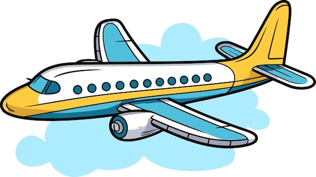 Airborne adventure Airplane vector design