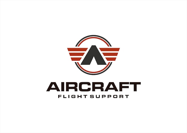 aircraft logo design symbol plane travel flight agency