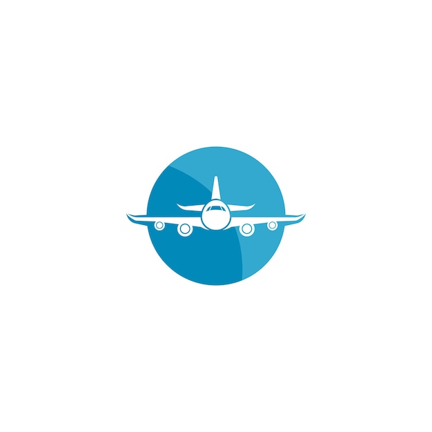 Airplane icon vector illustration design Logo Template