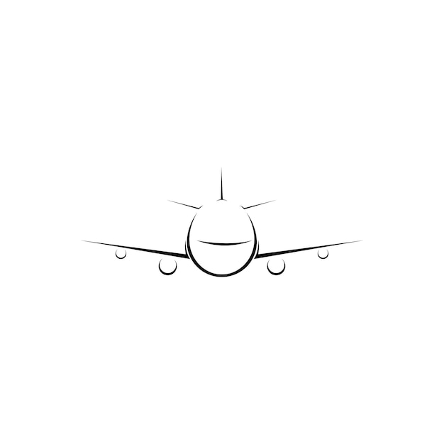 Airplane logo vektor