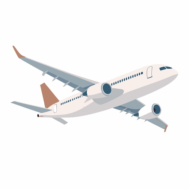 Vector airplane sketch art vector illustraton 6