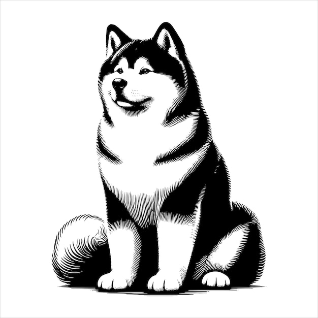 Akita Inu vector