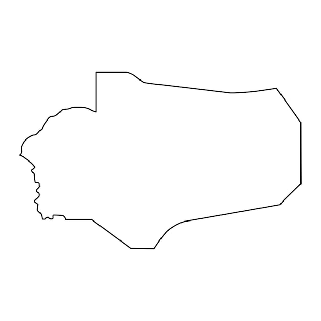 Al Jawf governorate administrative division of the country of Yemen Vector illustration