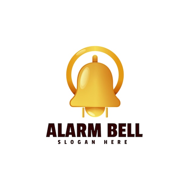 Alarm Bell Colorful Logo Design