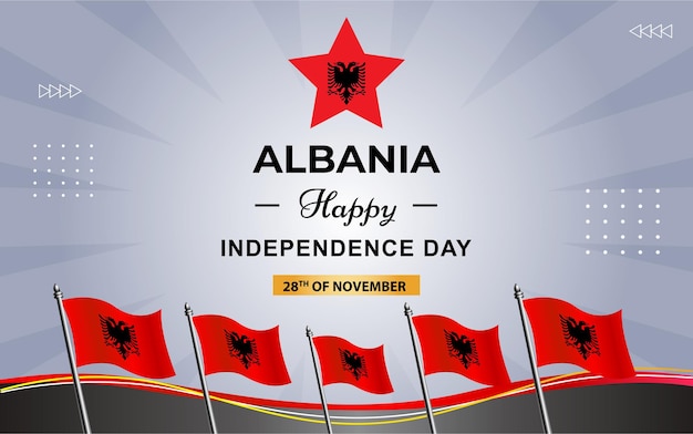 Albania Poster banner for Independence Day