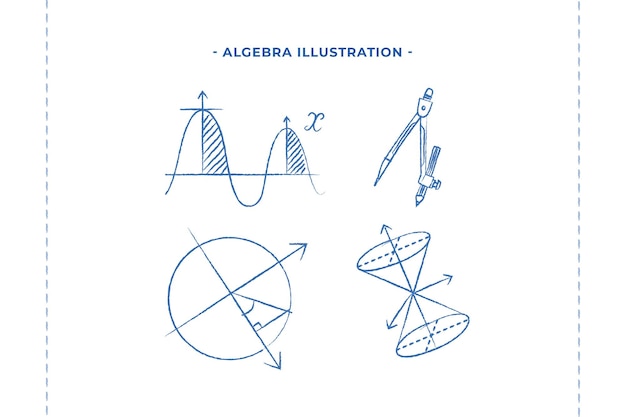 Algebra Science Math Equation Clipart Illustration