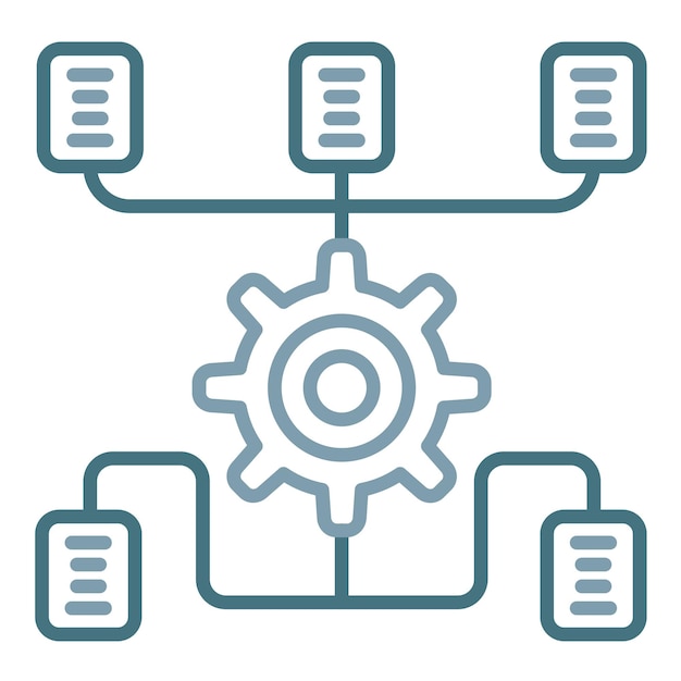 Algorithm Flat Illustration