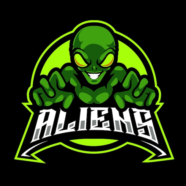 alien esport logo design