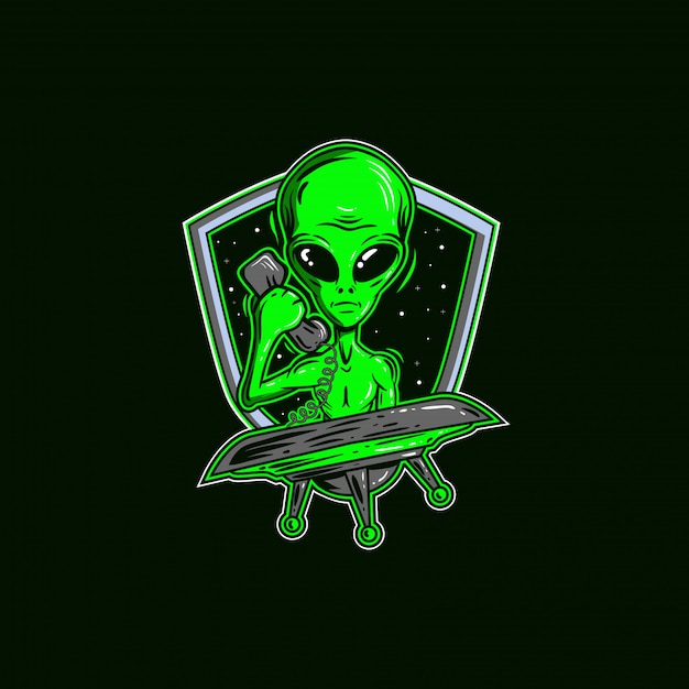 Alien illustration