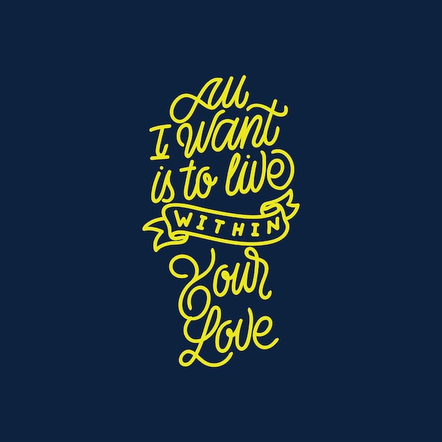 All I want handlettering typography