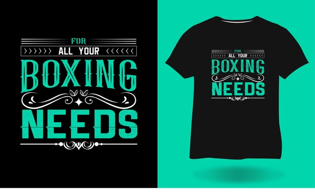 Vector for all your boxing needs craft t-shirt design