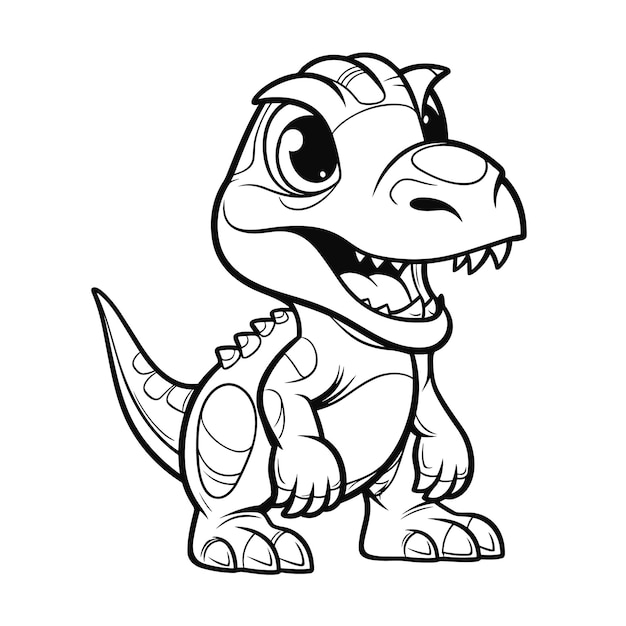 allosaurus coloring pages vector animals