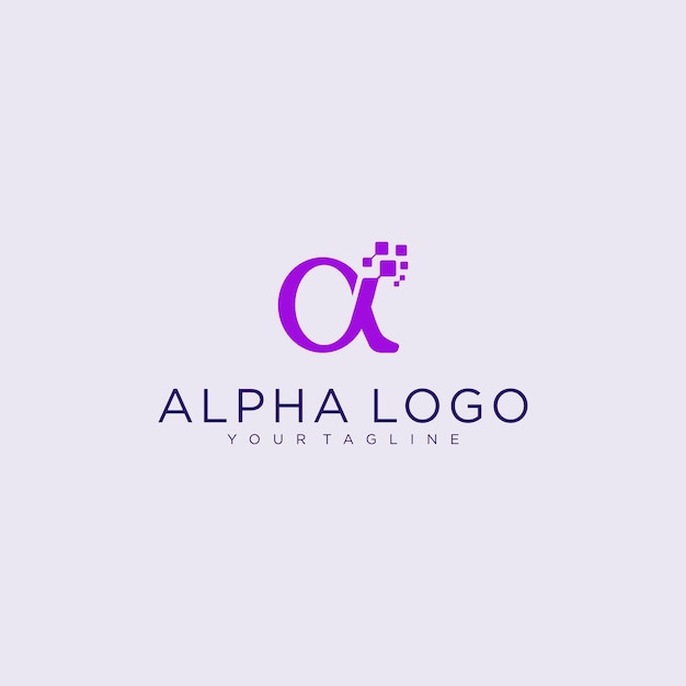 alpha symbol logo