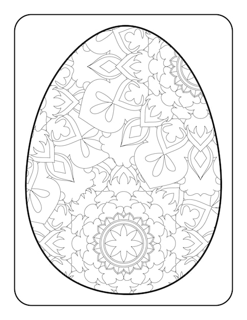 Alphabet coloring page Flower alphabet coloring page Educational coloring page for kids