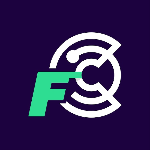 Alphabet F Crypto Logo