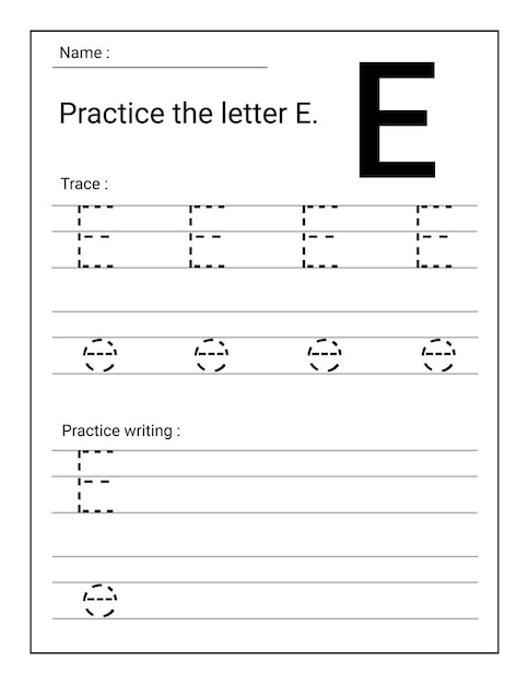 Alphabet Handwriting practice workbook For Preschool and Kindergarten Student