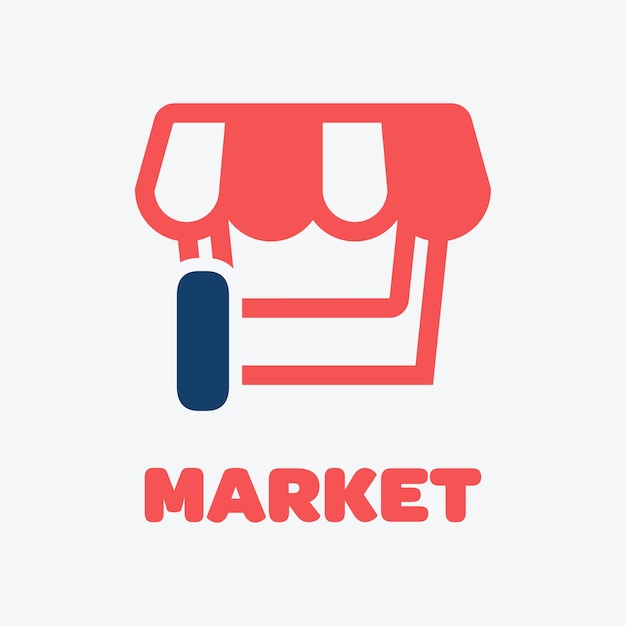 Alphabet I Market Logo