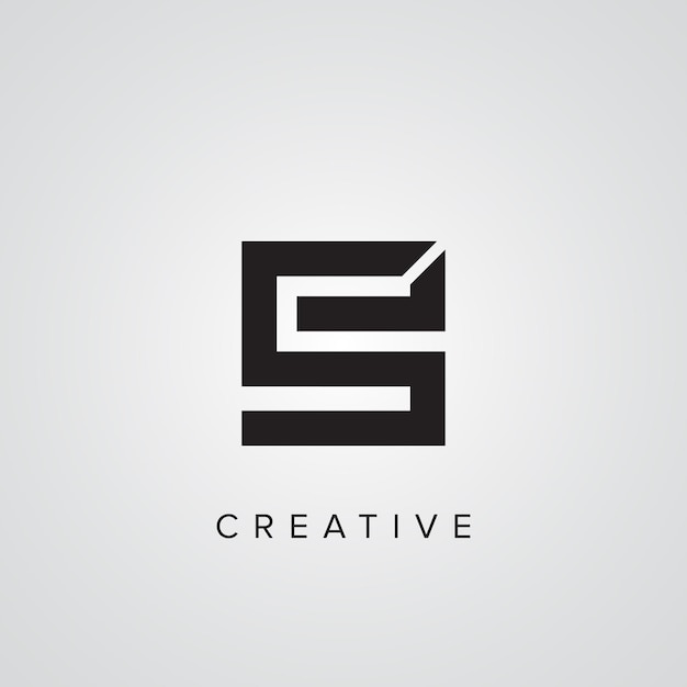 Alphabet letter ES or SE icon logo vector