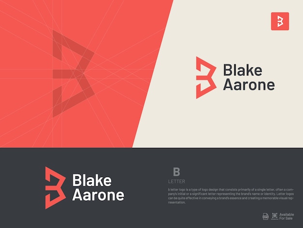 Vector alphabet letter icon logo b