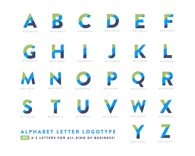 Alphabet Letter Logotype Design