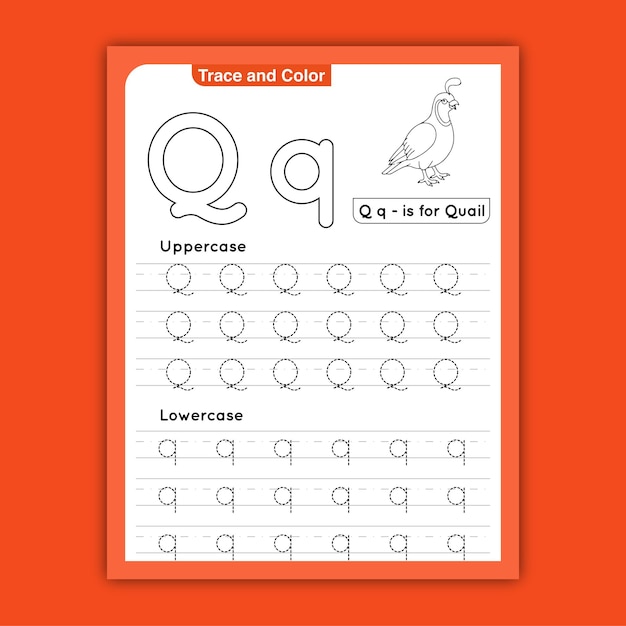 Vector alphabet letter tracing workbooks