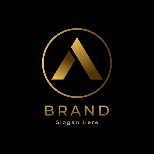 Alphabet Luxury Gold Logo