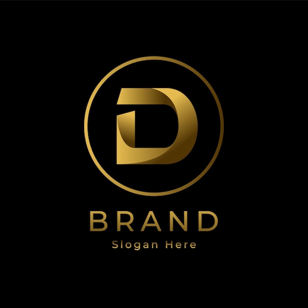 Alphabet Luxury Gold Logo