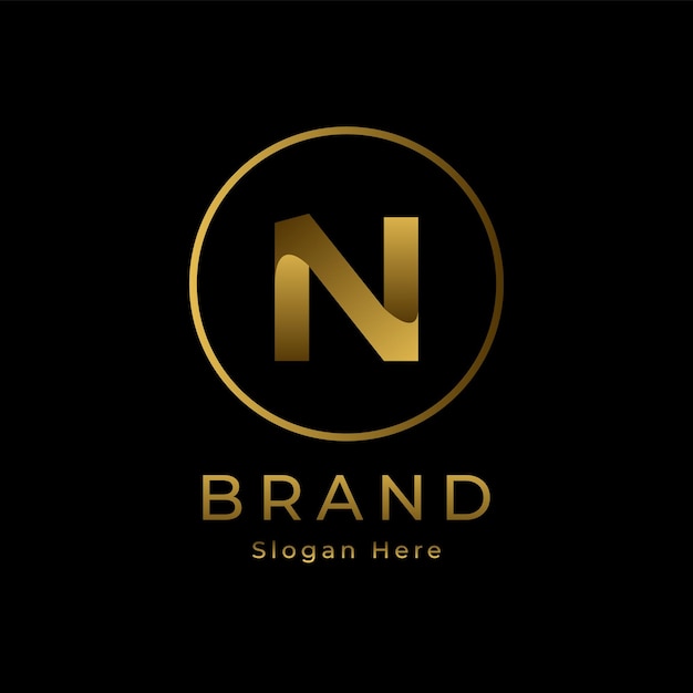 Alphabet Luxury Gold Logo