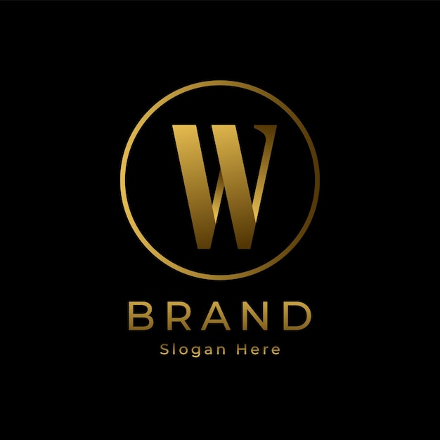 Alphabet Luxury Gold Logo