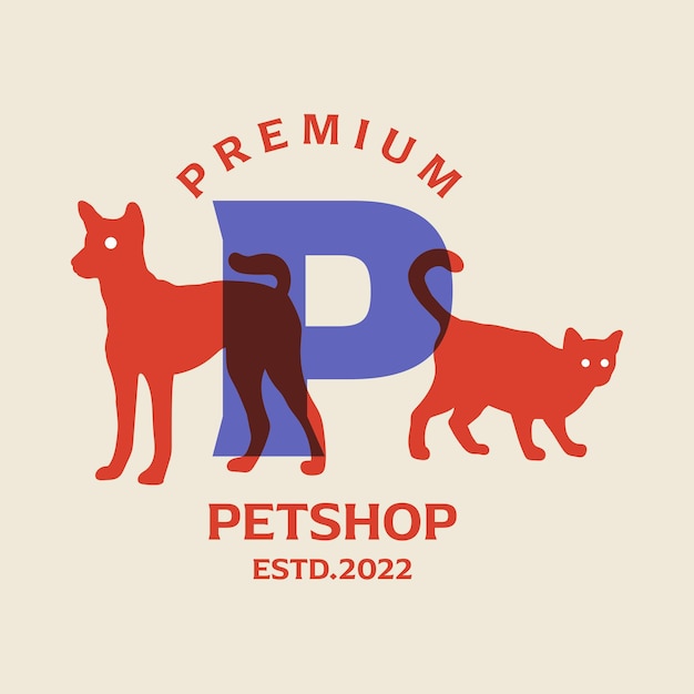 Alphabet P Petshop Logo