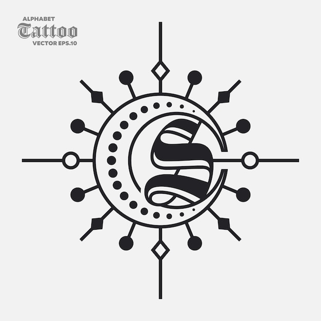 Alphabet S Tattoo Logo