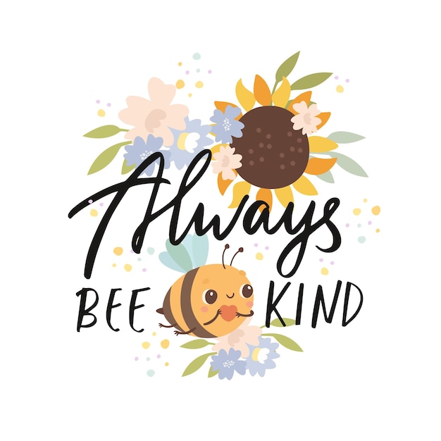 Always be kind lettering